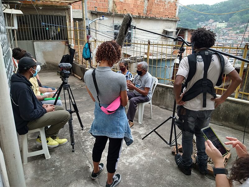 Making of entrevista com Odete Alves e Zé Mineiro (Projeto Faveladoc 2021)